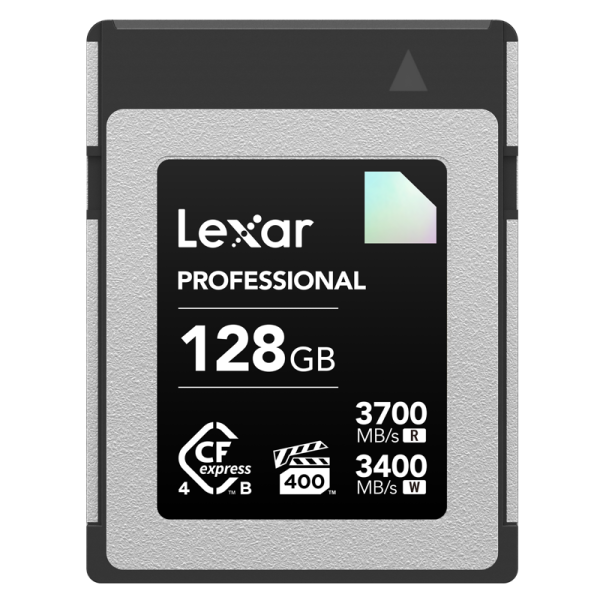 Lexar CFexpress 4.0 Pro Diamond R3700/W3400 (VPG400) 128GB, Card memorie CF Fast