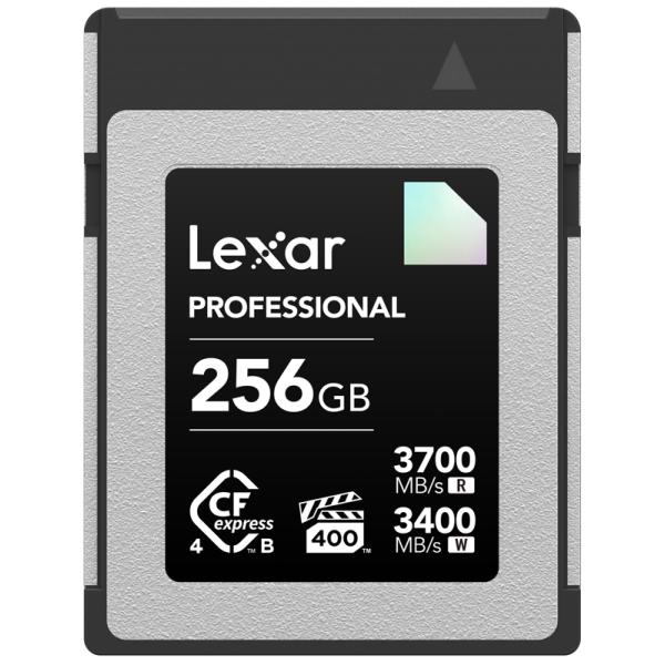 Lexar CFexpress 4.0 Pro Diamond R3700/W3400 (VPG400) 256GB, Card memorie CF Fast
