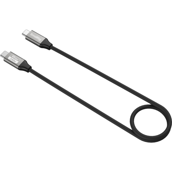 SmallRig 5074 USB-C Data Cable (Straight to Straight, 60cm (40Gbps + 240W + 8K)