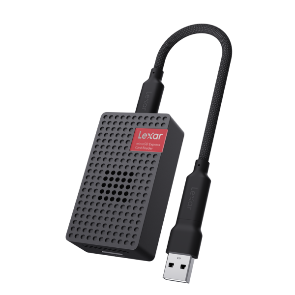 Lexar Cardreader microSDXC Express, compatib w./microSD UHS-I, R900MB/s w./built-in fan (USB3), Cititor de carduri