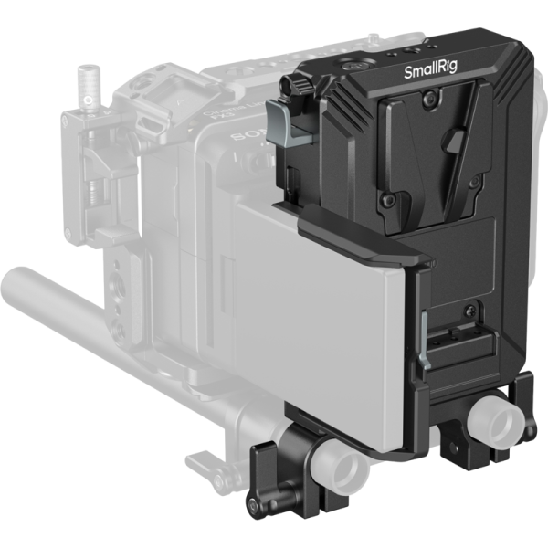 SmallRig 5226 V-Mount Battery Mount Plate Kit for 15mm LWS Rods