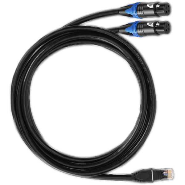 Hollyland Solidcom RJ45 to Dual XLR Audio Cable