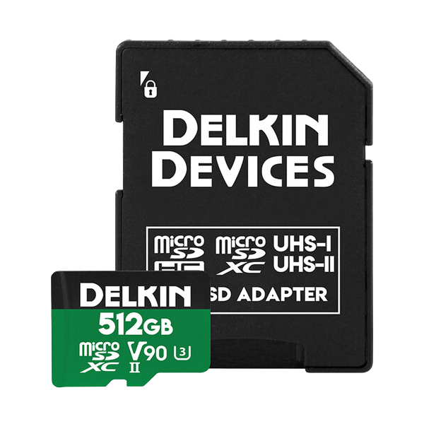 Delkin microSD Power 2000x UHS-II (V90) R300/W250 512GB