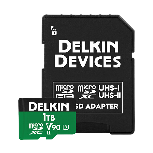 Delkin microSD Power 2000x UHS-II (V90) R300/W250 1TB