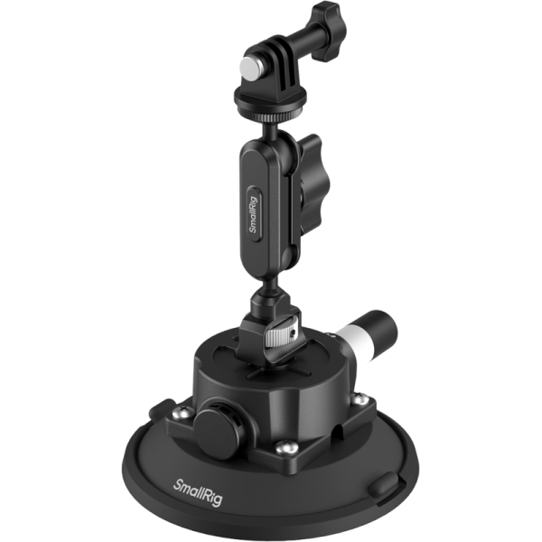 SmallRig 5855 4.5" Suction Cup Mount for Action Cameras, Suport de prindere
