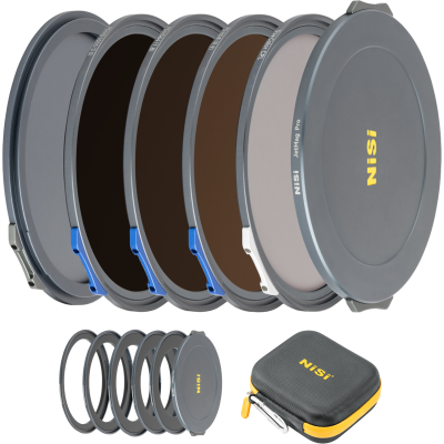 NiSi JetMag Pro 67 Landscape ND Kit, Filtre Magnetice, CPL True Color, ND8 ND64 ND1000,...