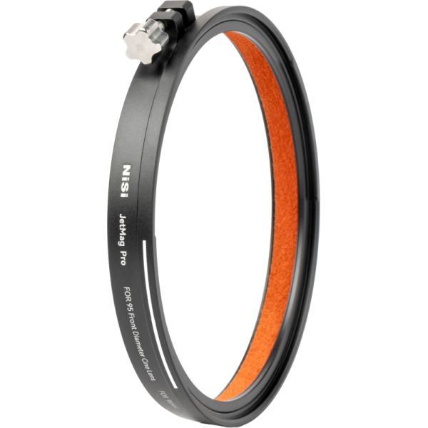 NiSi JetMag Pro 95 Adaptor pentru Obiective Cinematografice, Prindere prin Clema, Diametru 95mm, Interior din Piele de