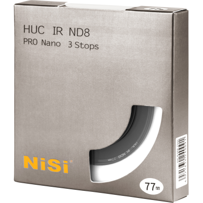 Avatar Shop|NiSi IRND8 Pro Nano Huc 77mm, Filtru ND, Densitate 0.9, 3 Stopuri, Acoperire IR, Rama Aluminiu 3.5mm|NISI