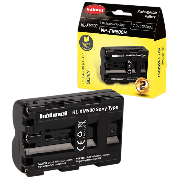 Hähnel Battery Sony HL-XM500 / NP-FM500H, Acumulator, baterie dedicata camera foto DSLR mirrorless