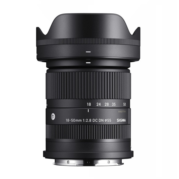 Sigma 18-50mm F2.8 DC DN Contemporary Obiectiv foto mirrorless, Format APS-C, Diafragma F2.8, Filtru 55mm, Montura Sony E