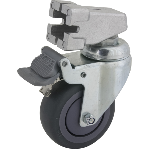 Kupo KC-080S 75mm Caster with Brake 22mm Square Adapter Set of Three