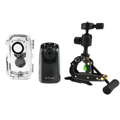 monitorizare santier constructii cu camera brinno hdr pe schela