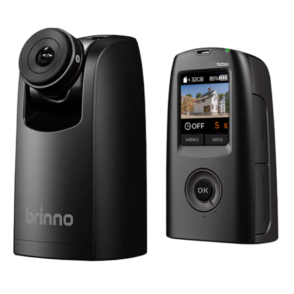 Brinno TLC300 Camera Time Lapse, Full HD 1080p, Senzor HDR, Ecran IPS, Programare Zilnica, Autonomie 100 Zile