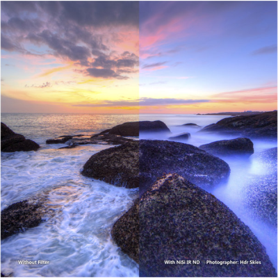 Avatar Shop|NiSi Square Nano IRND 75x80mm ND64 6 Stops, Filtru Densitate Neutra, Sticla Optica H-K9L, Acoperire Nano, Protectie IR|NISI