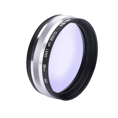 Avatar Shop|NiSi Close Up Lens Kit NC 58mm, Obiectiv Macro Aditional, Marire +5 Dioptrii, Filet 58mm, Adaptoare 49mm si 52mm Incluse|NISI