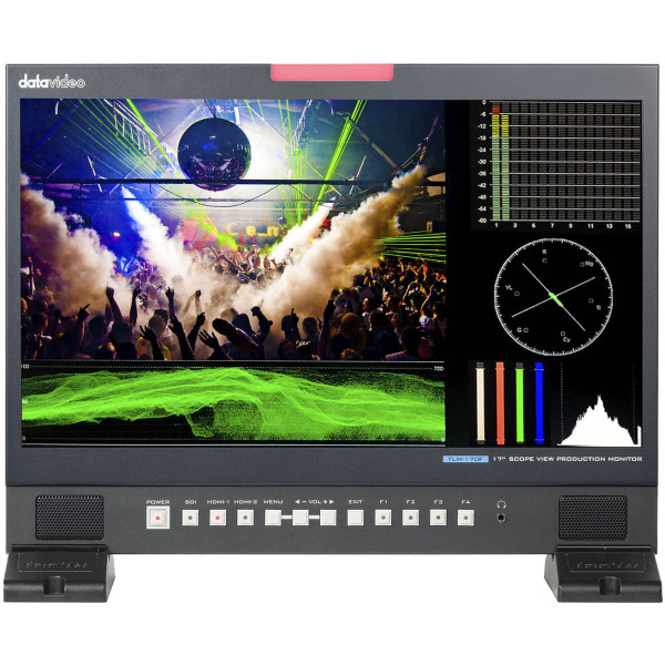 Datavideo TLM-170F Monitor ScopeView Full HD 17.3 inch, Rezolutie 1920x1080, 12G-SDI HDMI 2.0 Loop, Desktop, Suport HDR