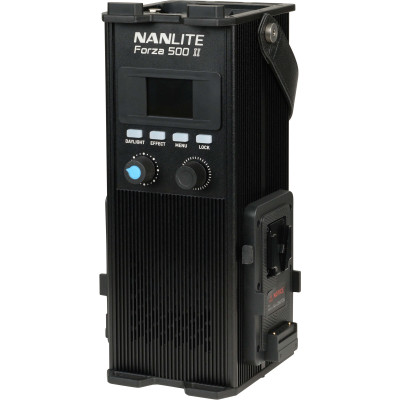 Avatar-Shop|Nanlite Forza 500 II Lampa LED Daylight, Putere 560W, 5600K, CRI 96, Control DMX/APP, Alimentare AC/DC, Montura Bowens|Nanlite