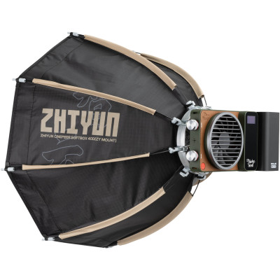 Avatar Shop|Zhiyun Molus X100 RGB Pro Lampa LED 100W, Full Color 2000K-10000K, 12600 lux, Mini Lens Reflector si Barn Doors|Zhiyun
