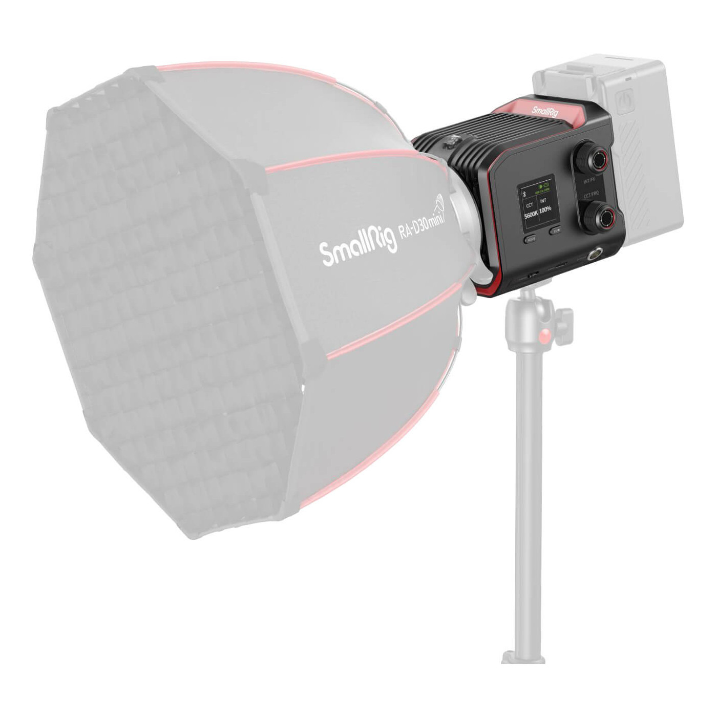 SMALLRIG RC 100B COB Video Light – Luce Bicolore 2700-6500K, Ricarica USB-C, Batteria V-mount E Controllo App