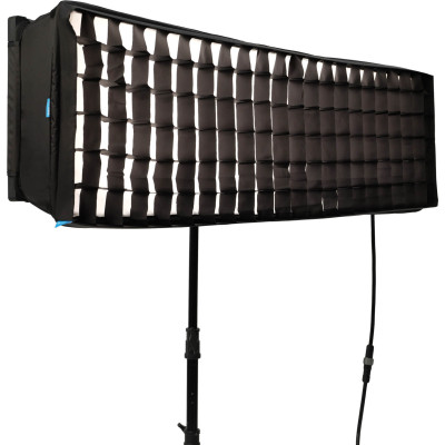 Lumina continua Nanlite PavoSlim 240CL RGBWW 260W cu grid si softbox inclus