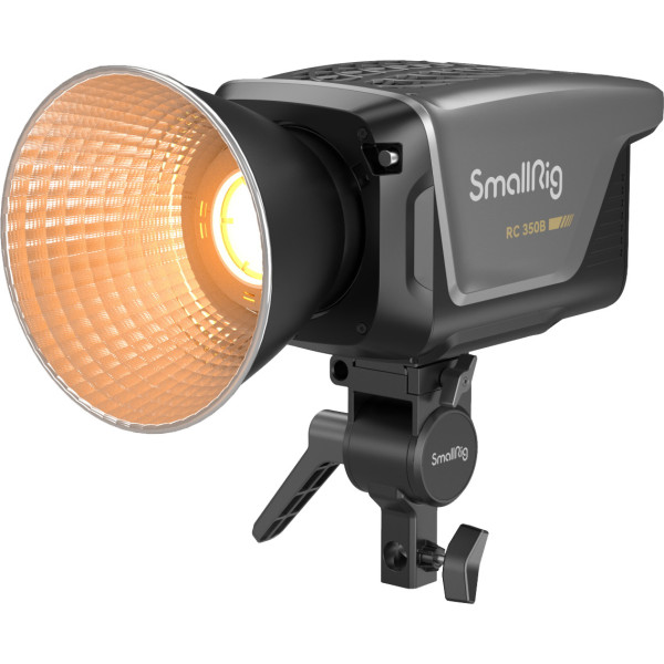 SmallRig 3966 RC 350B COB Video Light Lampa LED, 350W, Bi-Color 2700K-6500K, 115000 Lux, Montura Bowens, Adaptor GaN, Bowens