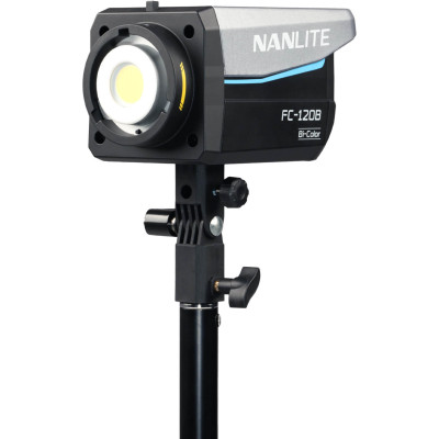 Nanlite FC-120B Lampa LED Bi-Color, Putere 120W, CCT 2700K-6500K, 17450 Lux, CRI 96, Alimentare AC/V-Mount, Bluetooth si DMX