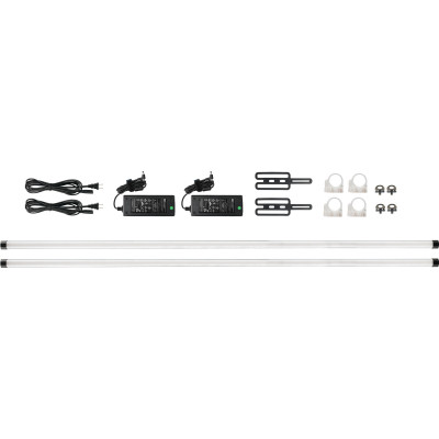 Avatar-Shop|Nanlite PavoTube II 60XR Kit 2 Tuburi LED RGBWW, Pixel Control, 2700K-12000K, CRMX LumenRadio, DMX, 244cm, Baterie Integrata|Nanlite