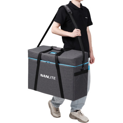 Avatar-Shop|Nanlite FS-200B Studio Kit 2 Lumini LED Bi-Color, 220W, 2700K-6500K, 29490 Lux, Include 2 Stative, Reflectoare si Accesorii|Nanlite