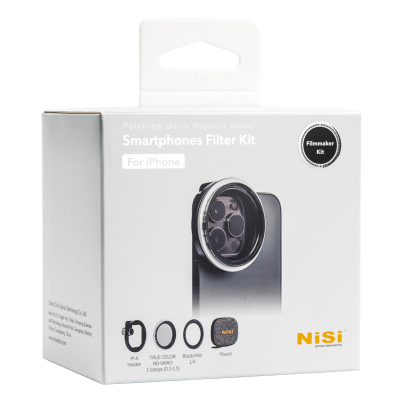 Avatar Shop|NiSi IP-A Filmmaker Kit pentru iPhone, Suport Filtru, Filtru Black Mist 1/4, Filtru ND Variabil True Color 1-5 Stop, Husa Filtre|NISI
