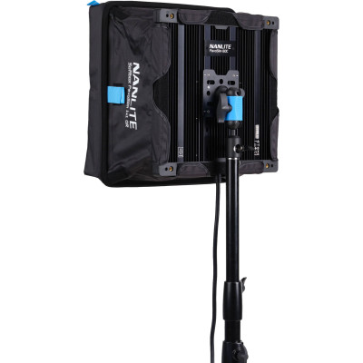 Avatar Shop|Nanlite PavoSlim 60C Panou LED RGBWW, 72W, 2700K-7500K, CRMX LumenRadio, DMX, baterie NP-F/V-Mount, Softbox inclus|Nanlite