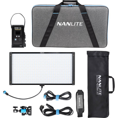 Avatar-Shop|Nanlite PavoSlim 120B Panou LED Bi-Color, 150W, 2700K-6500K, 17620 Lux, DMX, Softbox si Geanta incluse|Nanlite