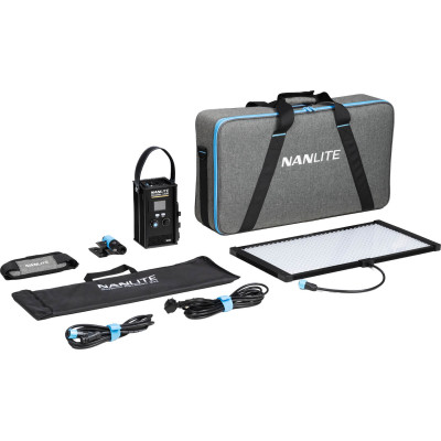 Avatar-Shop|Nanlite PavoSlim 120B Panou LED Bi-Color, 150W, 2700K-6500K, 17620 Lux, DMX, Softbox si Geanta incluse|Nanlite