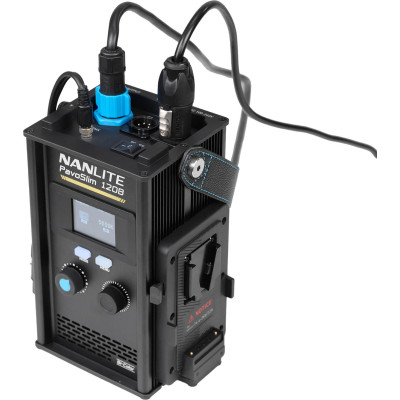 Avatar-Shop|Nanlite PavoSlim 120B Panou LED Bi-Color, 150W, 2700K-6500K, 17620 Lux, DMX, Softbox si Geanta incluse|Nanlite