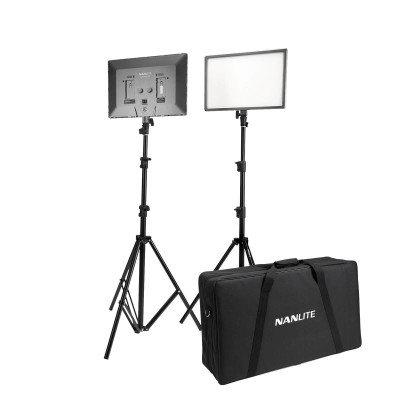 lumini vlogging nanlite lumipad 25 cu stative si geanta