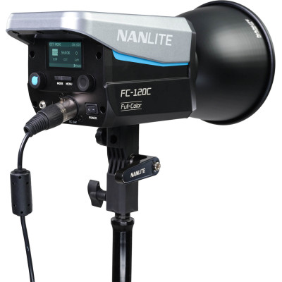 Avatar Shop|Nanlite FC-120C Lampa LED RGBW, 120W, Full Color, 2700K-7500K, 36000 culori, Bluetooth, DMX, Adaptor Bowens si Geanta incluse|Nanlite