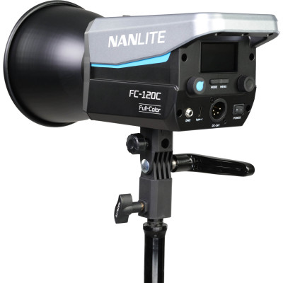 Avatar Shop|Nanlite FC-120C Lampa LED RGBW, 120W, Full Color, 2700K-7500K, 36000 culori, Bluetooth, DMX, Adaptor Bowens si Geanta incluse|Nanlite