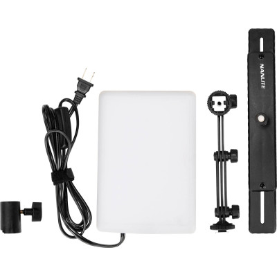 setup iluminat vlogging birou nanlite compac 20