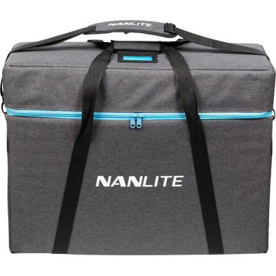 Avatar-Shop|Nanlite FS-150B Kit 2 Lumini Bi-Color, 175W, 2700K-6500K, 26300 Lux, Include 2 Softbox-uri, 2 Stative si Geanta de Transport|Nanlite