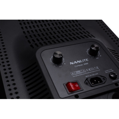 Avatar-Shop|Nanlite Compac 68B Panou LED Bi-Color, 68W, 3200K-5600K, Soft Light Studio, Design Slim, CRI 95, Difuzie Integrata|Nanlite