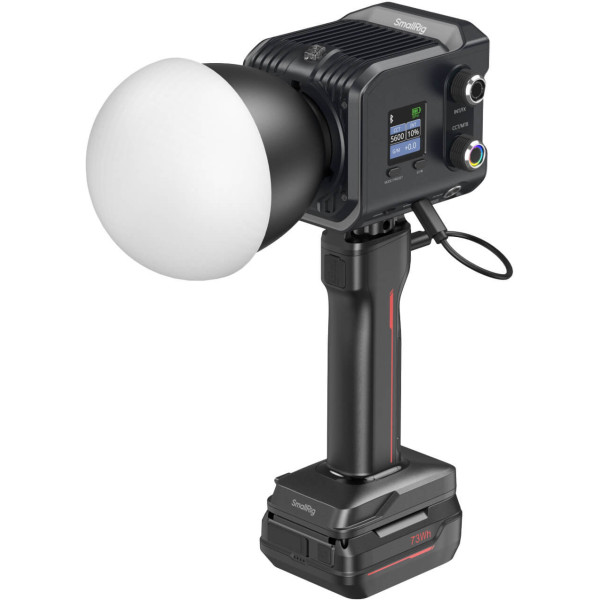 SmallRig RC 100C Lampa LED Bi-Color, 100W, 2700K-6500K, Kit cu Powerbank Grip 73Wh, Mini Reflector si Geanta Transport