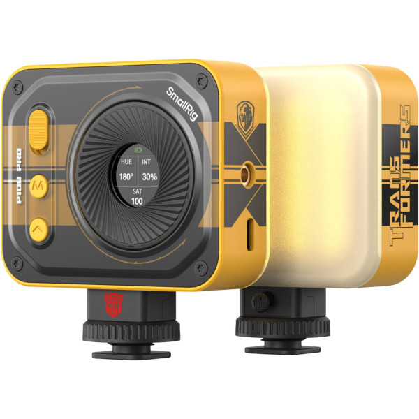 SmallRig 5511 Vibe P108 Pro BumbleBee Edition Lampa Video Mini LED RGBWW, 5W, 2500K-6500K, 1140 Lux, Acumulator 1500mAh