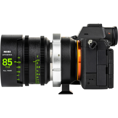 Avatar Shop|NiSi Athena PL-E, Adaptor Montura Obiectiv Cine, Montura PL la Sony E, Otel Inoxidabil, Greutate 187g|NISI