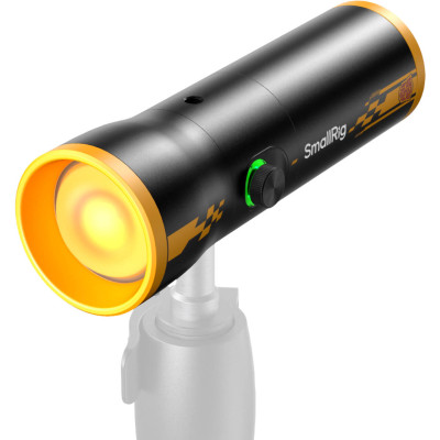 Avatar-Shop|SmallRig 5512 RF 10C Lampa LED Bumblebee Edition, 10W, Fresnel 10°-60°, 1570 Lux, Focusabila, 21 Filtre Gobo, Baterie 7500mAh|SmallRig