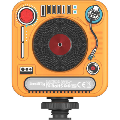 SmallRig Vibe P108 Lampa LED RGB Full Color, 5W, 2500mAh, 2700K-6500K, CRI 95+,...