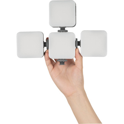 pachet complet lampa led smallrig p96 grey cablu usb-c