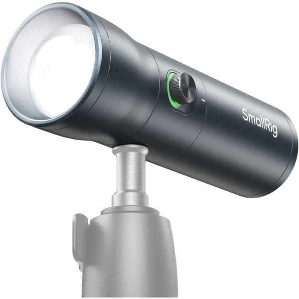SmallRig 4634 RF 10C Lampa LED Focusabila, 10W, Zoom Optic 10°-60°, 1570 Lux, Baterie 27.75Wh, Include 20 Filtre Gobo si Geanta