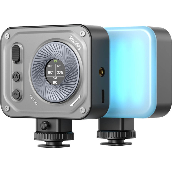 SmallRig Vibe P108 Pro Lampa Video Mini LED RGBWW, 5W, 2500K-6500K, 1160 Lux, 36000 Culori, Acumulator 1500mAh, Incarcare USB-C