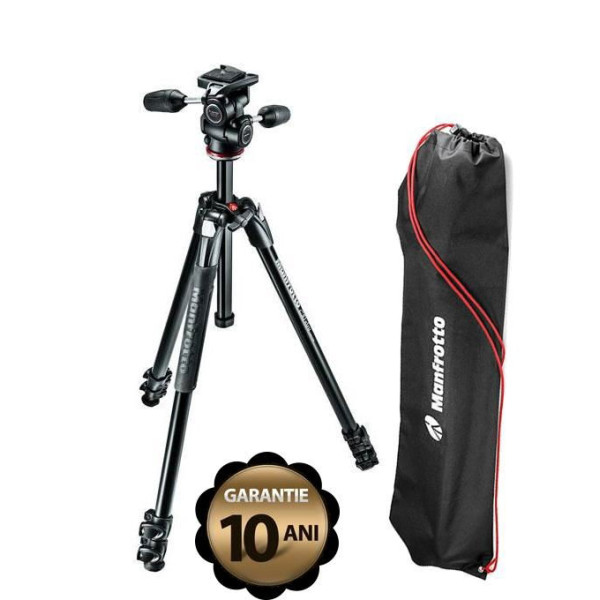 Manfrotto 290XTA-3W Trepied foto cu cap 3Way si husa