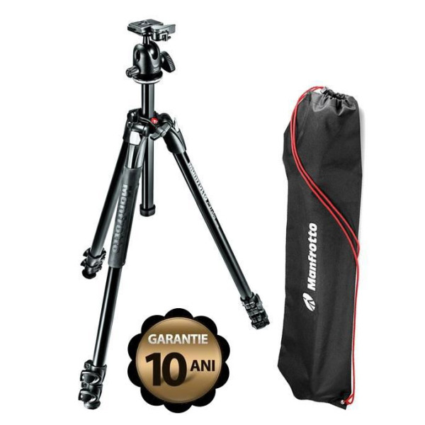 Manfrotto 290XTA3-BH Kit Trepied foto cu cap bila si husa