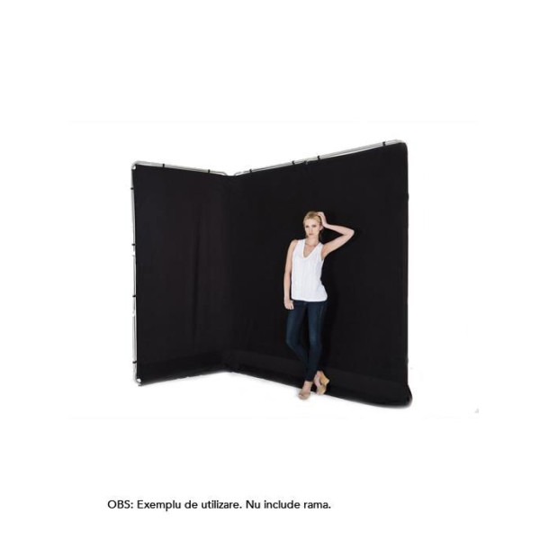 Lastolite Panza neagra compatibila Fundal panoramic 4x2.30m